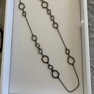 Gun Metal Grey Layering Necklace